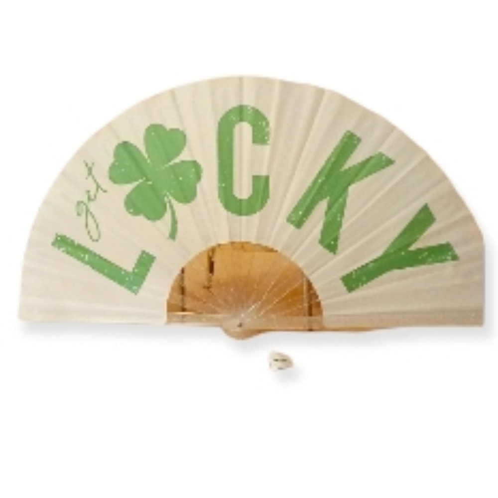 Icing Clover Get Lucky Folderable Hand Fan